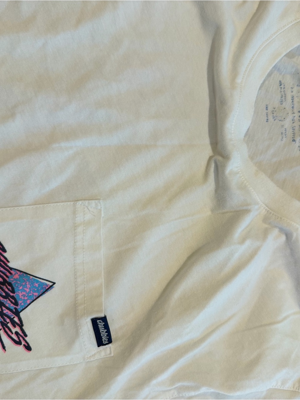 Chubbie retro pocket T-shirt large